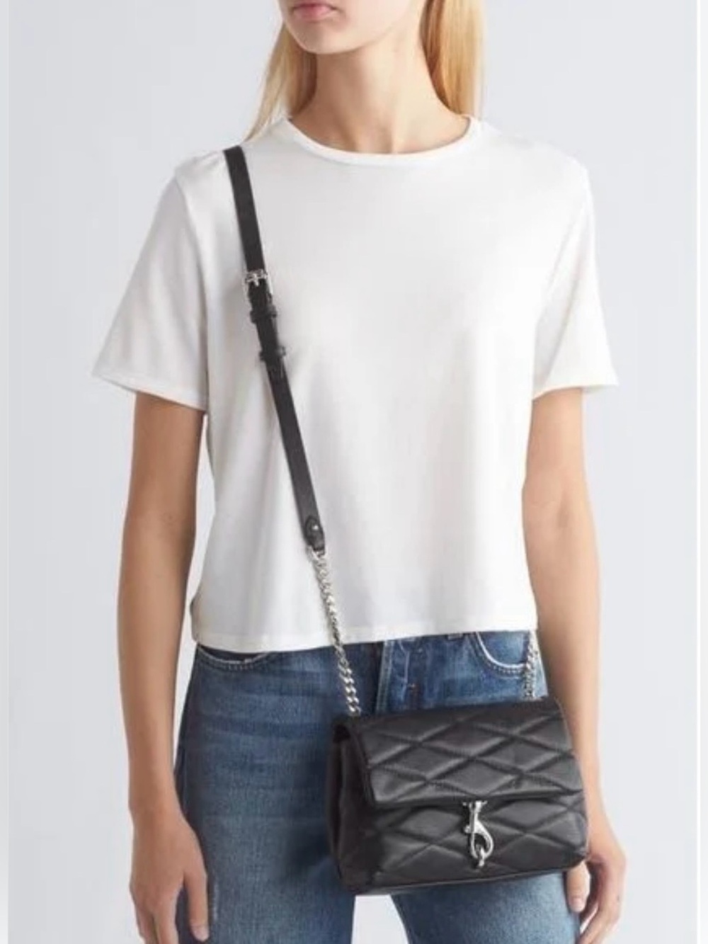 Rebecca Minkoff Edie Diamond Quilt Crossbody Bag  NWOT